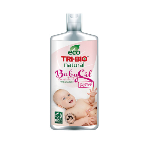 TRI-BIO Натурално бебешко олио с витамин Е за чувствителна кожа