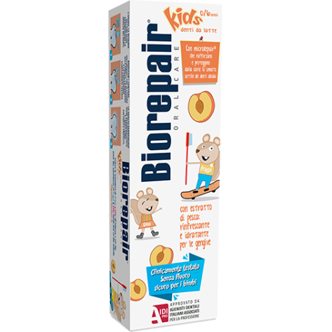 BIOREPAIR детска паста за зъби 0-6 г. биорипеър 50ml праскова