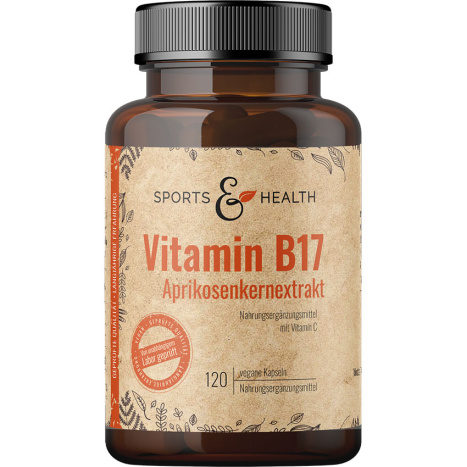 SPORTS & HEALTH VITAMIN B17 Apricot kernel extract x 120 caps