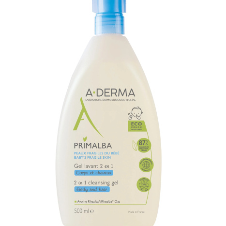 A-Derma Primalba BÉBÉ Gentle cleansing gel 500 ml.