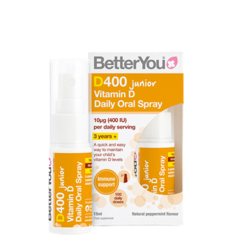 BETTERYOU VITITAMIN D 400IU for children oral spray with mint aroma 15ml