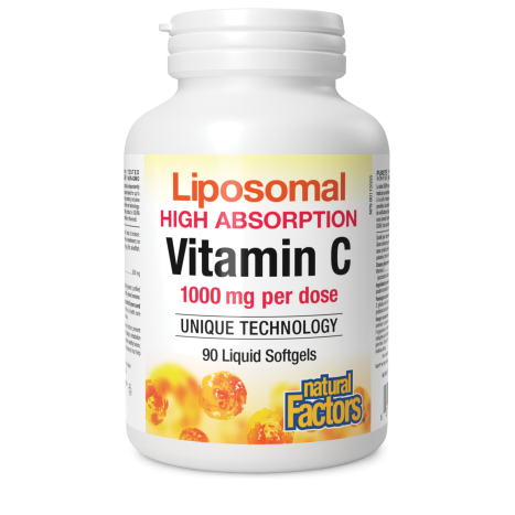 NATURAL FACTORS Liposomal Vitamin C 500mg x 90 softgels