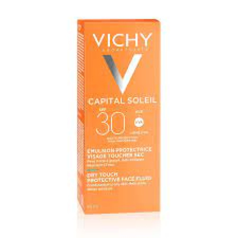 VICHY CAPITAL SOLEIL SPF30 DRY TOUCH матиращ флуид за лице 50ml