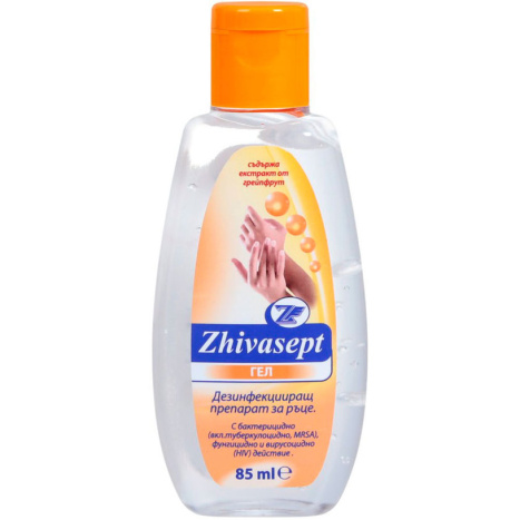 ZHIVASEPT hand gel disinfectant white 85ml