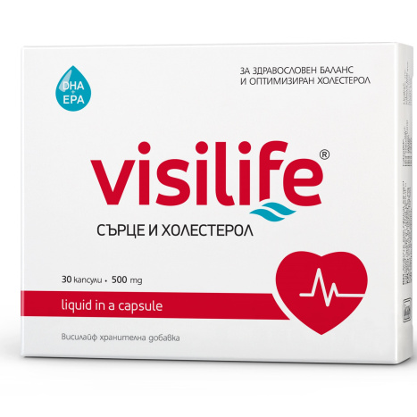 VITASLIM VISILIFE За здравословен баланс и оптимизиран холестерол 500mg x 30 caps