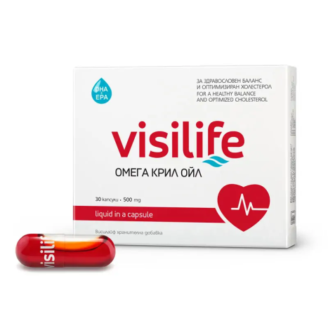 VITASLIM VISILIFE За здравословен баланс и оптимизиран холестерол 500mg x 30 caps