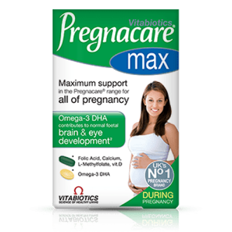 VITABIOTICS PREGNACARE MAX витамини за бременни x 56tabl/28caps
