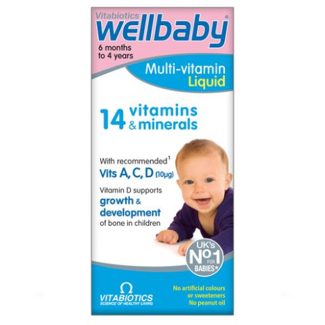 VITABIOTICS WELLBABY syrup for children and babies 150ml