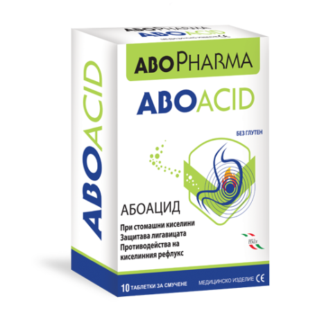 ABOPHARMA XANACID for stomach acid x 10 tabl