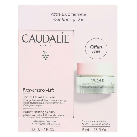 CAUDALIE PROMO Resveratrol-lift Instant Firming Serum 30ml + Resveratrol-Lift Firming Cashmere Cream 15ml