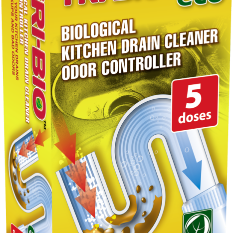 TRI-BIO еко препарат за кухненска канализация, 5 дози