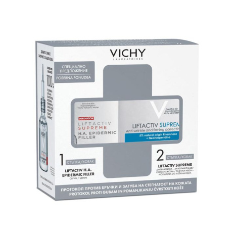 VICHY PROMO LIFTACTIV SUPREME cream for normal skin 50ml + HAEPIDERMIC FILLER serum 30ml