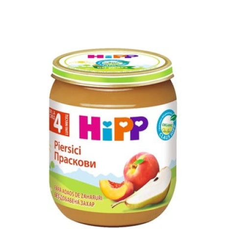 HIPP BIO  ПЮРЕ ПРАСКОВИ 125г