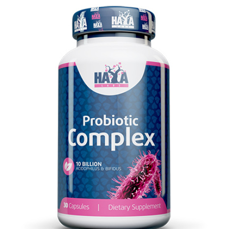 HAYA LABS 10 BILLION ACIDOPHILUS & BIFIDUS PROBIOTIC COMPLEX probiotic complex x 30 caps