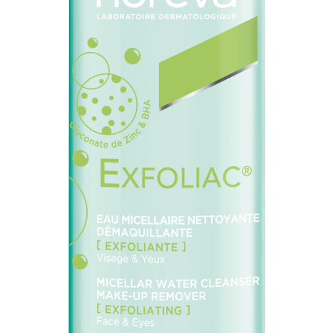 NOREVA EXFOLIAC почистваща мицеларна вода за мазна кожа 400 ml/P01676