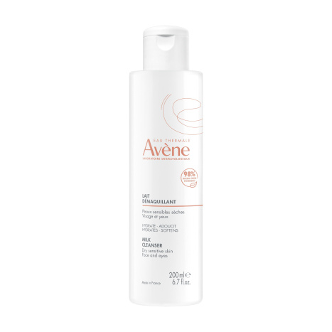 AVENE EAU THERMALE Gentle make-up remover milk for sensitive dry and very dry skin 200 ml.