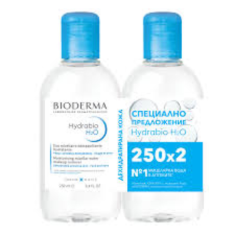 BIODERMA DUO HYDRABIO H2O micellar water 250ml 1+1