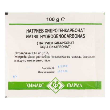 NATRII HYDROGENOCARBONAS 100g CHEMAX