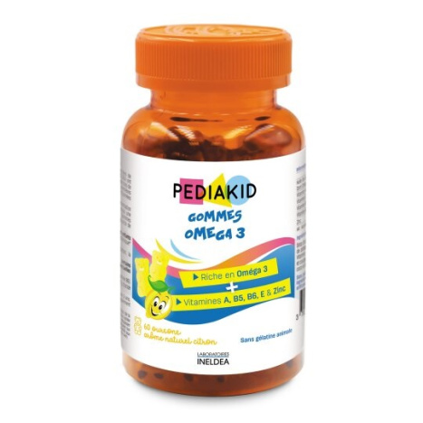 PEDIAKID OMEGA 3 дъвчащи мечета x 60 caps