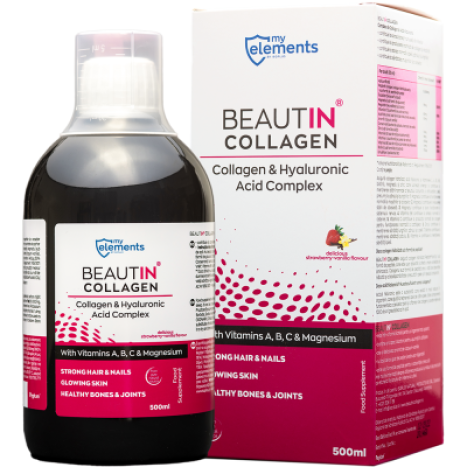 MY ELEMENTS ME BEAUTIN COLLAGEN + Mg strawberry 500ml