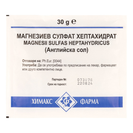 MAGNESIUM SULPHATE pulv 30g CHEMAX