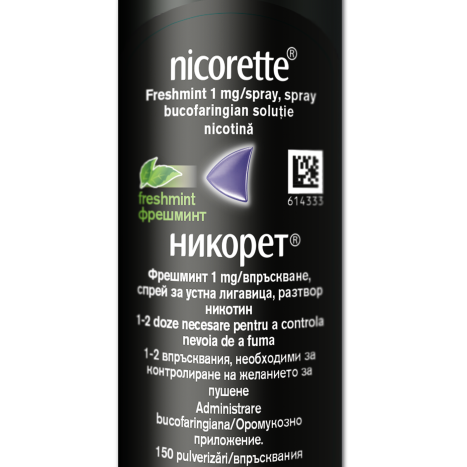 NICORETTE FRESHMINT 1mg/spray 13.2ml