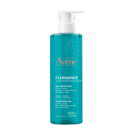 AVENE CLEANANCE Cleansing gel for normal to combination skin 400ml special offer