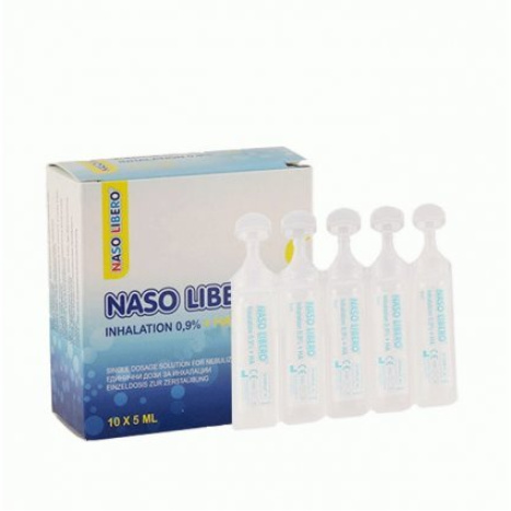NASO LIBERO 0.9%+ HA разтвор за инхалации 5ml x 10