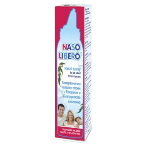 NASO LIBERO спрей хипертоничен с евкалипт и хиалуронова к-на 100ml
