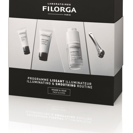 FILORGA PROMO LIGHT SMOOTHING OPTIM EYES eye cream 15ml + LIFT DESIGNER serum 7ml + MESO-MASK Mask 15ml + roller