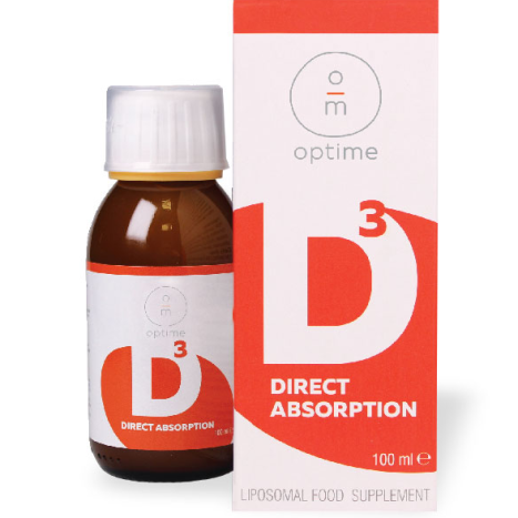 OPTIME LIPOSOMAL Липозомна добавка с витамин D3 100ml