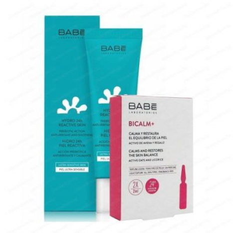 BABE moisturizing cream against redness bicalm ampoules