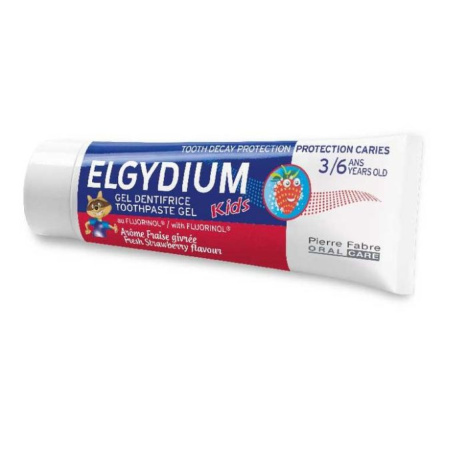ELGYDIUM KIDS гелообразна паста за зъби с свежа ягода 3-6г 50ml