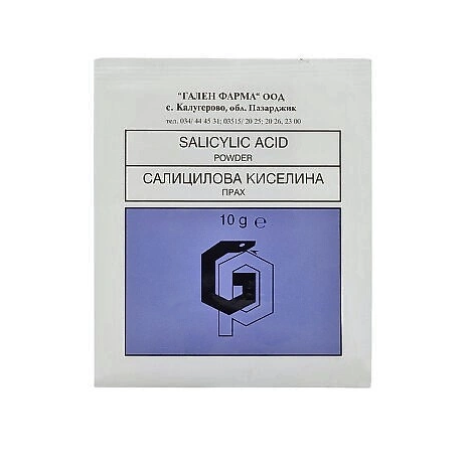 ACIDUM SALICYLICUM pulv 10g GALEN PHARMA