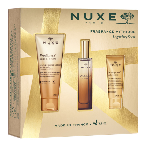 NUXE PROMO PRODIGIEUX perfume 30ml + shower oil 100ml + body lotion 30ml