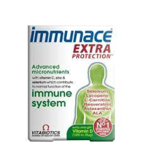 VITABIOTICS IMMUNACE EXTRA PROTECTION екстра защита за имунната система x 30 tabl