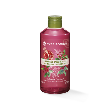YVES ROCHER PLAISIRS NATURE SHOWER GEL MAXI - pomegranate & red fruits 400ml