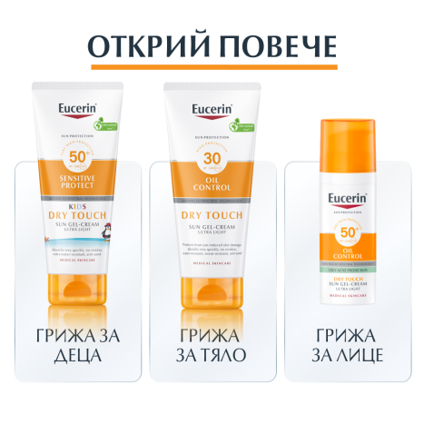 EUCERIN SUN AFTER SUN Гел за след слънце за чувствителна кожа 200ml