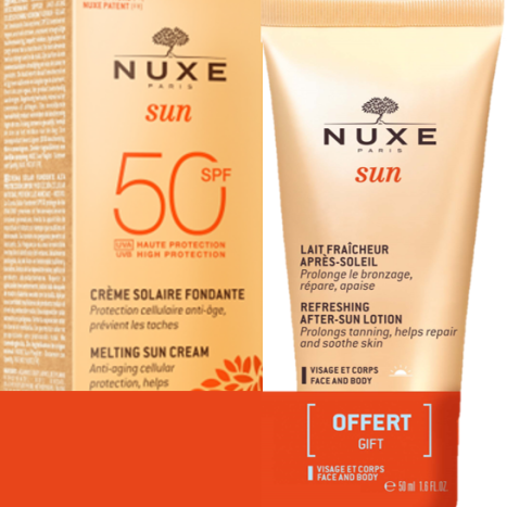 NUXE PROMO SUN Delicate face cream 50ml + After sun lotion 50ml