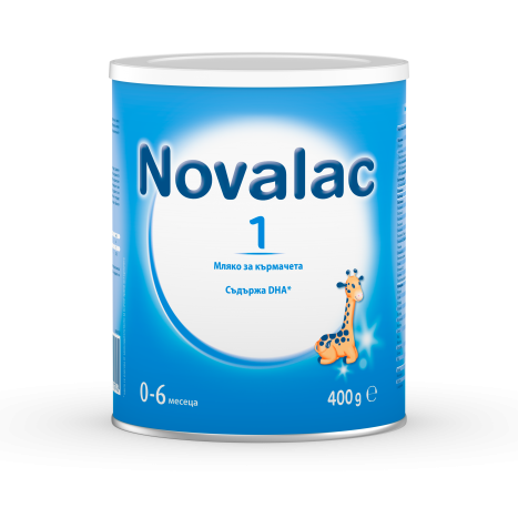 NOVALAC 1 Мляко за кърмачета 0-6 месеца 400g