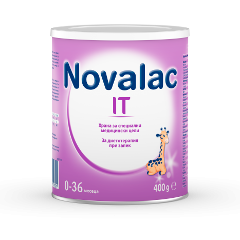 NOVALAC IT Специална млечна формула за кърмачета при запек 0-12 месеца 400g