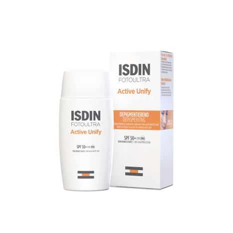ISDIN FOTOULTRA 100 ACTIVE UNIFY Sunscreen fluid with depigmenting action SPF 50+ 50ml