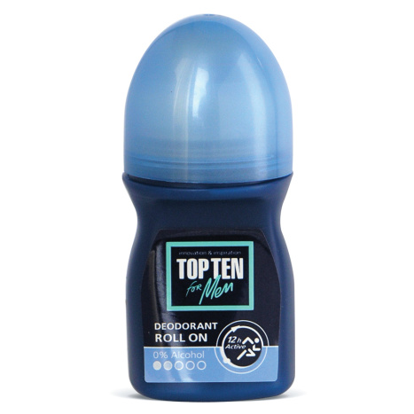 TOP TEN ACTIVE Deodorant roll-on for body 0% alcohol 50ml