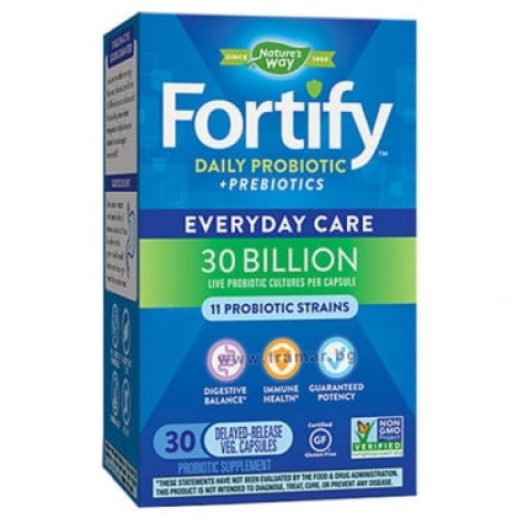 NATURES WAY FORTIFY Daily Probiotic 30 млрд. x 30 caps