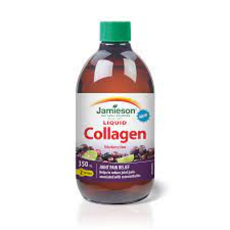 JAMIESON COLLAGEN LIQUID liquid for bones, joints and teeth with elderberry and lime 350ml