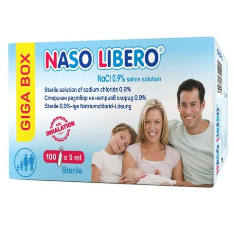 NASO LIBERO GIGA 0.9% разтвор за инхалации 5ml x 100