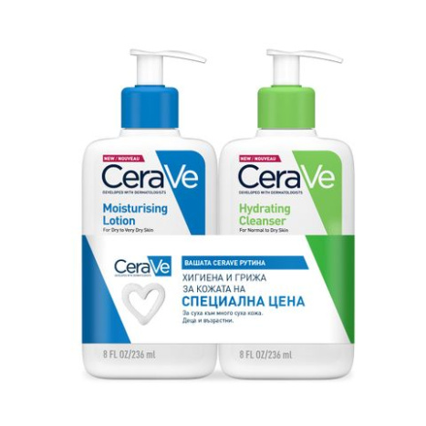 CERAVE PROMO moisturizing lotion for face and body 236g + Washing cream 236ml