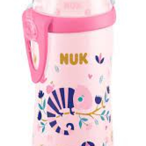 NUK FLEXI CUP неразливаща се чаша със сламка хамелеон 12м+ 300ml 255.575