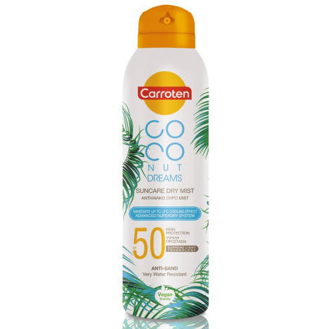 CARROTEN COCONUT DRY MIST SPF50 Sunscreen body mist 200ml