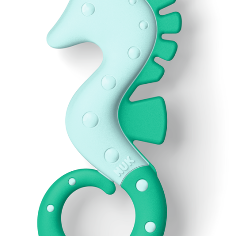 NUK Toothbrush, Seahorse, green, 3+ months. x 1